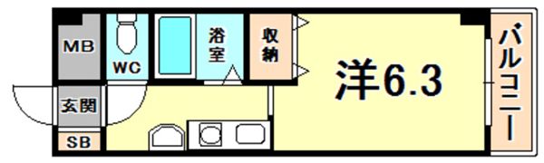 ヴェール西宮の間取り画像