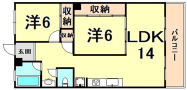 第一ハイツシャトーの間取り画像