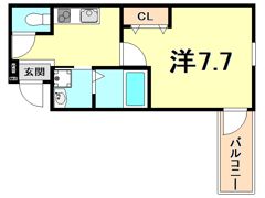 フジパレス西宮北口II番館の間取り画像