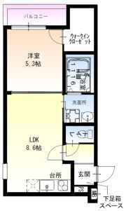 フジパレス船詰公園東の間取り画像