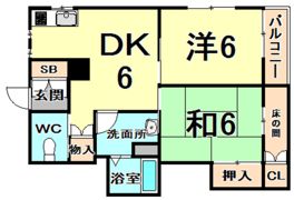 河内メゾンの間取り画像
