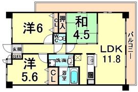 グランドハイツ旭の間取り画像