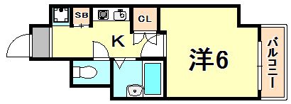 S－FORT神戸三宮北の間取り画像