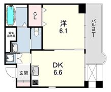 チェリービュウ芦屋川の間取り画像