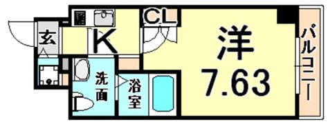 エス・キュート尼崎IIの間取り画像