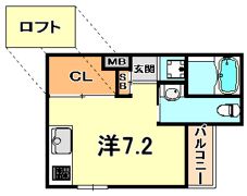 シティフラット灘の間取り画像