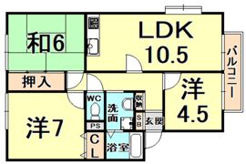 シェモア大畑IIの間取り画像