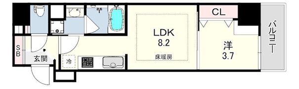 アーバネックス塚口の間取り画像