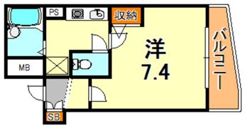 シャミリー深江の間取り画像