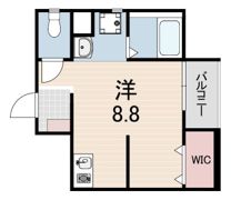 クレストコート神田北の間取り画像