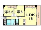 エクセルコート丸橋の間取り画像