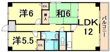 ファミールの間取り画像