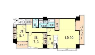 ハイネス東灘の間取り画像