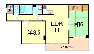 メゾン美貴の間取り画像