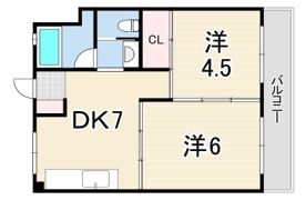 甲南ファミールの間取り画像