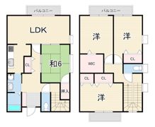 殿山タウンハウスの間取り画像