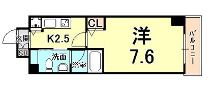 グルーヴ武庫川の間取り画像