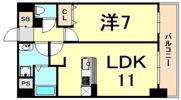 CITY SPIRE新神戸の間取り画像
