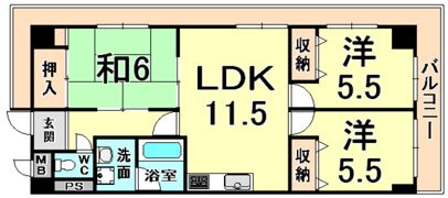 パインヒルズ21の間取り画像