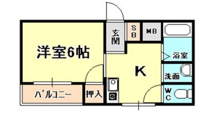 ハイム アンゲネームの間取り画像