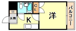 シャルマン湊川の間取り画像