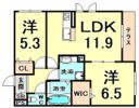 グレイスコート本山中町の間取り画像