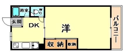 コーポ甲南の間取り画像