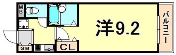 リアンジェ園田の間取り画像