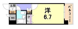 朝日プラザアルファポート神戸の間取り画像