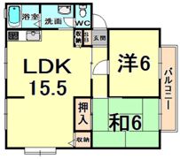 サンライフ松田の間取り画像