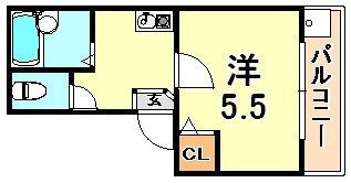 フローラルハイツ神前の間取り画像