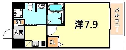 アーバングリーン兵庫ステーションフロント（旧プロシード兵庫駅の間取り画像
