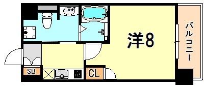 アーバングリーン兵庫ステーションフロント（旧プロシード兵庫駅の間取り画像