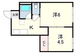エルパラッツォ新開地（新杵ビル）の間取り画像