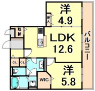 カルミエール イツキ Iの間取り画像