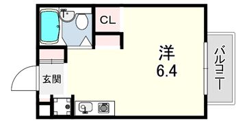 ダイドーメゾン甲東園の間取り画像