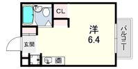 ダイドーメゾン甲東園の間取り画像