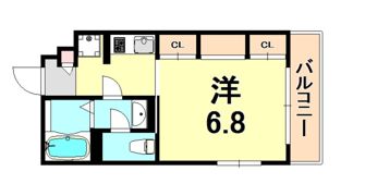 ハビテ本山中町の間取り画像