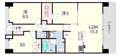 ワコーレシティ神戸元町の間取り画像
