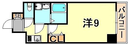S-RESIDENCE神戸磯上通の間取り画像