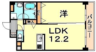 パルテール甲南山手の間取り画像