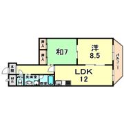 イソダマンションの間取り画像