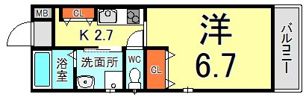 CROUD武庫之荘の間取り画像