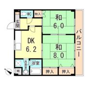 リバーコート湊川の間取り画像