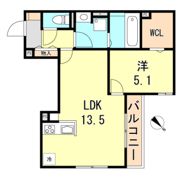アパルトマン大倉山の間取り画像