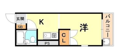 ルーミハイツの間取り画像