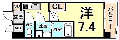 アーバングリーン甲子園の間取り画像