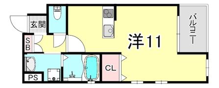 フォレストコート西元町の間取り画像