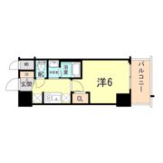 エステムコート神戸湊町の間取り画像