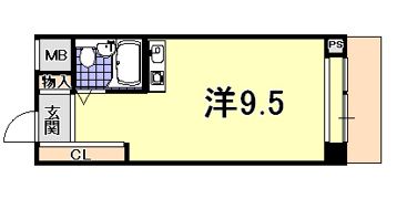 イーストコート2番街の間取り画像